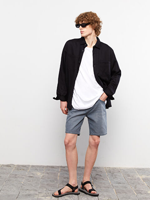 XSIDE Джинсовые Шорты Стандартного Кроя для Мужчин - S2MA53Z8-SFC