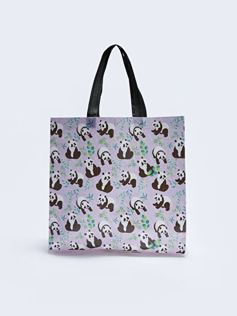 LCW ACCESSORIES Panda Printed Shopping Bag - S2MK94Z8-M0T