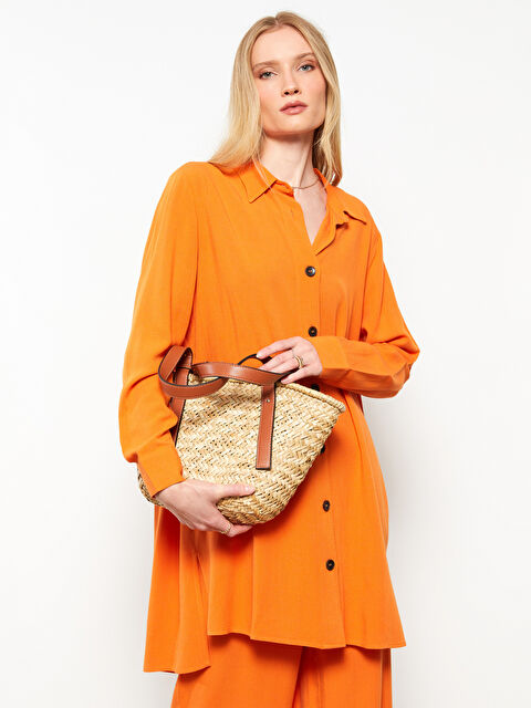 LCWAIKIKI Classic Plain Long Sleeve Women's Shirt Tunic - S2MP01Z8-GDJ