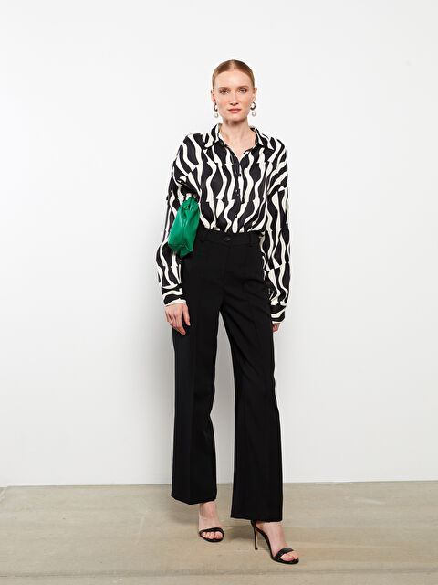 LCWAIKIKI Classic Women's Standard Fit Plain Trousers - S2MQ48Z8-CVL