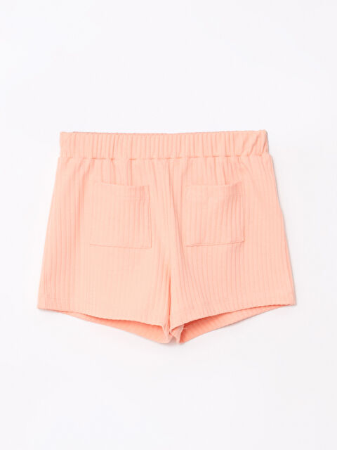 LCW Kids Beli Lastikli Basic Kız Çocuk Şort - S2MU77Z4-G4T