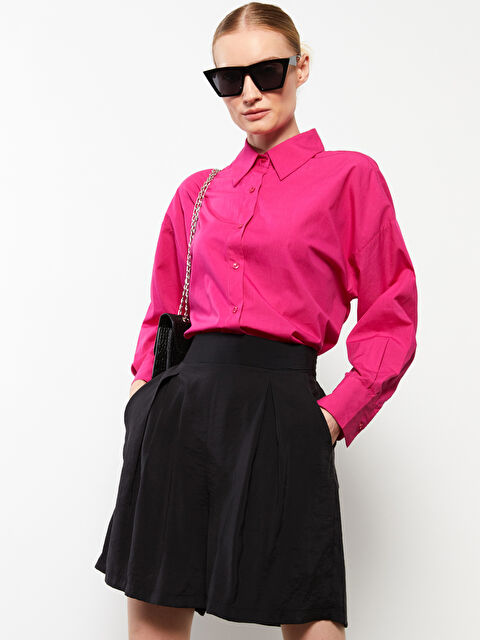 LCWAIKIKI Classic Kadın Beli Lastikli Rahat Kalıp Düz Şort