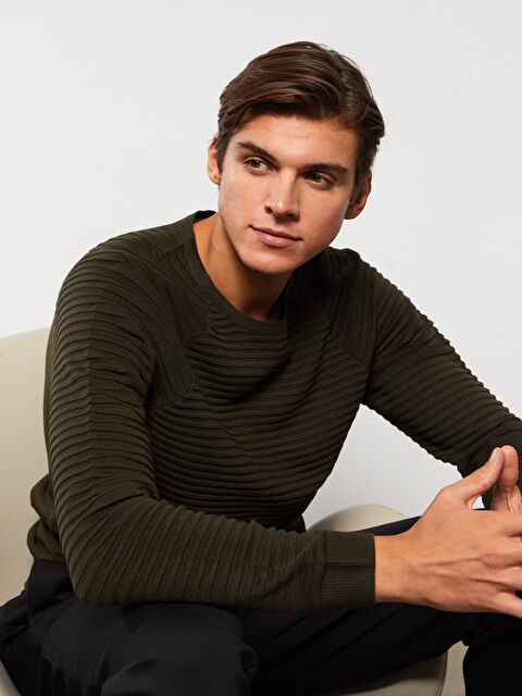 LCW Vision Bisiklet Yaka Erkek Triko Kazak - W20163Z8-J2L