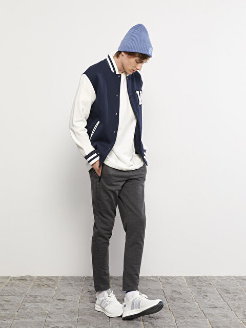 XSIDE Dar Kalıp Erkek Eşofman Altı - W20690Z8-L8N