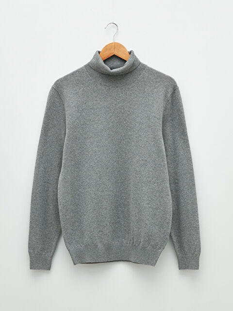 LCWAIKIKI Basic Balıkçı Yaka Uzun Kollu Erkek Triko Kazak - W20704Z8-DUX