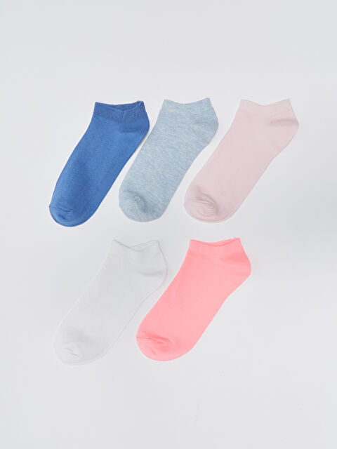 LCW DREAM Kadın Düz Patik Çorap 5'li - W21048Z8-L8Y