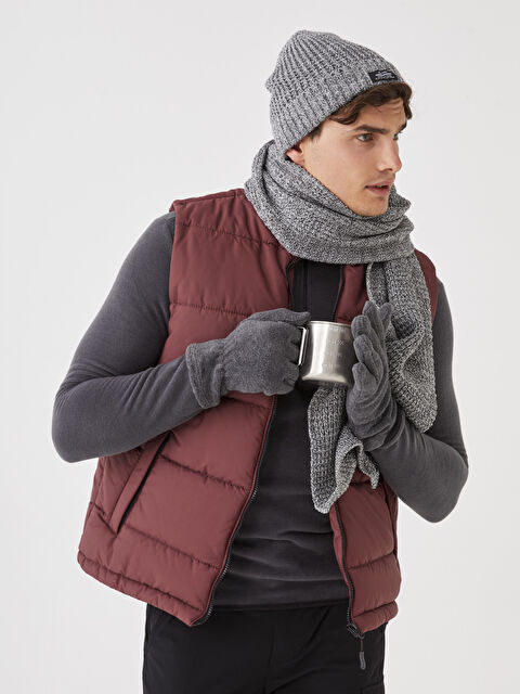 XSIDE ACTIVE Standart Kalıp Dik Yaka Erkek Şişme Yelek - W21397Z8-HKJ