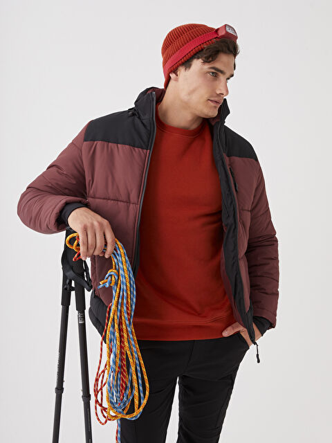 XSIDE ACTIVE Standart Kalıp Dik Yaka Erkek Şişme Mont - W21400Z8-HKJ