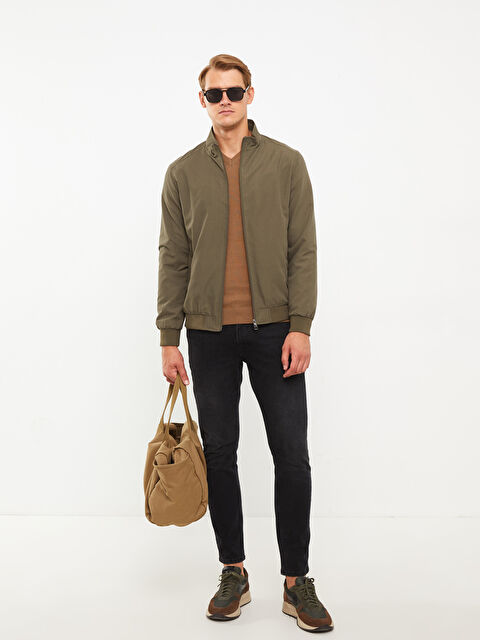 LCWAIKIKI Classic Standart Kalıp Dik Yaka Erkek Mont - W21788Z8-HCZ