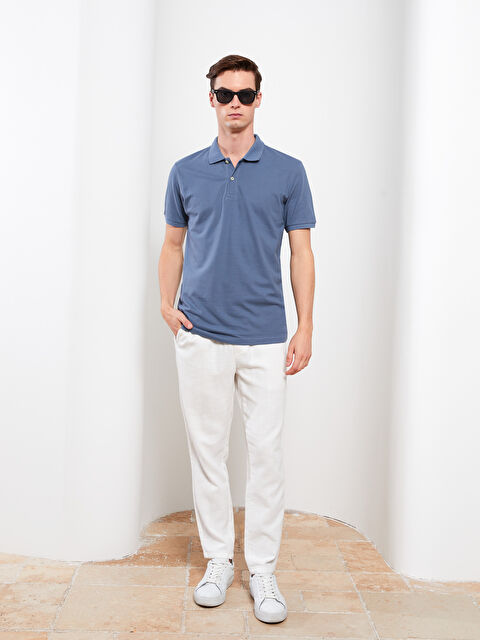 LCWAIKIKI Basic Polo Yaka Kısa Kollu Pike Erkek Tişört - W21928Z8-GZB