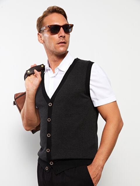 LCWAIKIKI Classic Классикалық жилет - W21958Z8-CVL