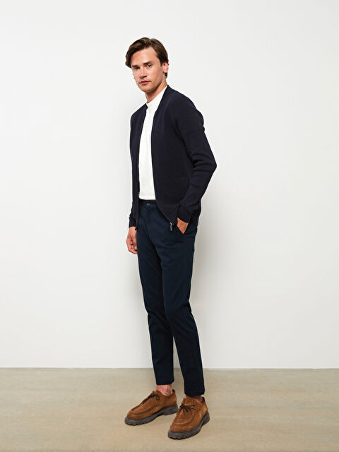 LCWAIKIKI Classic Ekstra Dar Kalıp Gabardin Erkek Chino Pantolon - W22191Z8-KN7