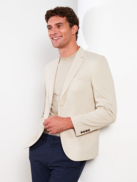 LCWAIKIKI Classic Dar Kalıp Erkek Blazer Ceket - W22450Z8-FHL