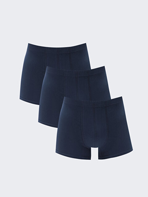 LC WAIKIKI Standart Kalıp Pamuklu Esnek Erkek Boxer 3'lü - W23625Z8-RFF