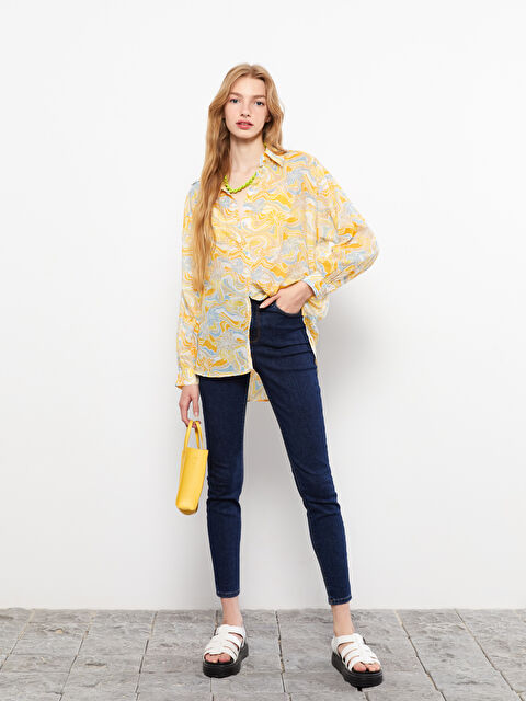 LCW Jeans Yüksek Bel Jüpiter Süper Skinny Fit Kadın Jean Pantolon - W23862Z8-309