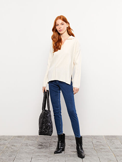 LCW Jeans Yüksek Bel Jüpiter Süper Skinny Fit Kadın Jean Pantolon - W23864Z8-507