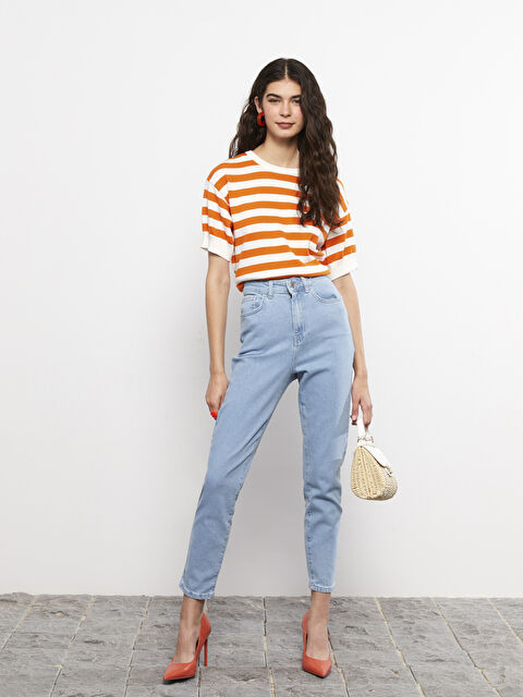 LCW Jeans Kadın Slim Fit Düz Jean Pantolon - W23872Z8-311