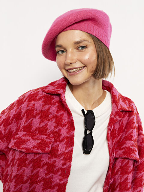 LCW ACCESSORIES Kadın Düz Triko Ressam Bere - W24193Z8-GS5