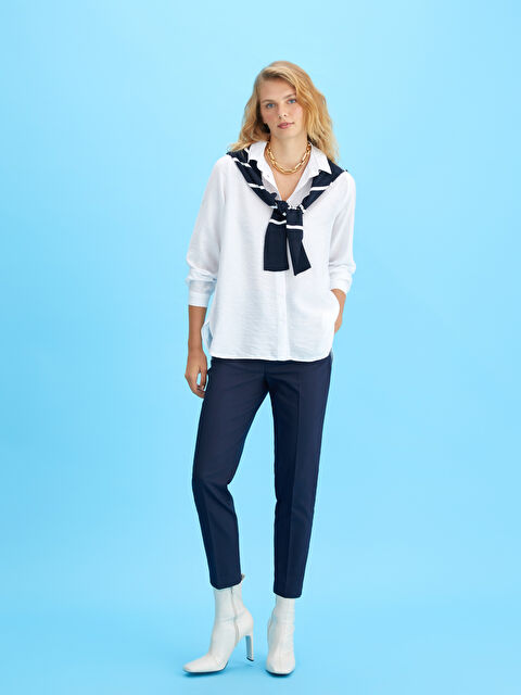 LCWAIKIKI Basic Kadın Dar Fit Düz Pantolon - W24286Z8-E1J