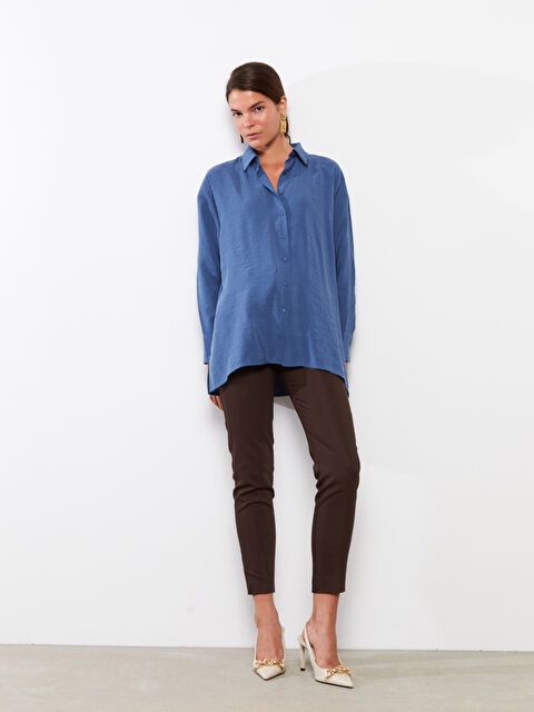 LCWAIKIKI Basic Kadın Dar Fit Düz Pantolon - W24286Z8-HEC