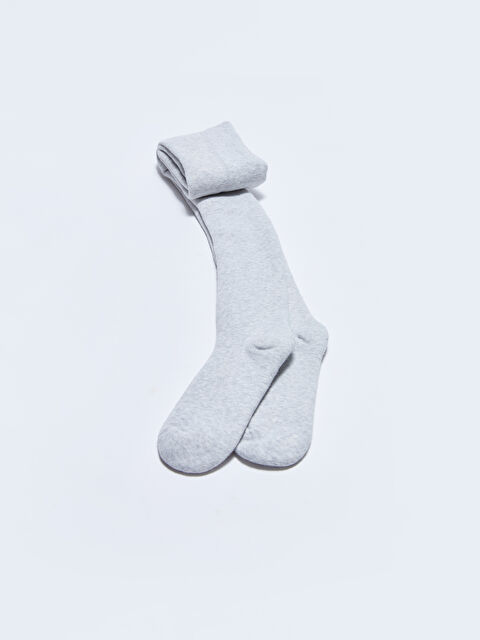 LCW Kids Basic Kız Çocuk Kalın Külotlu Çorap - W24467Z4-LAL