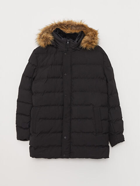 XSIDE Standart Kalıp Kapüşonlu Erkek Mont - W24563Z8-CVL