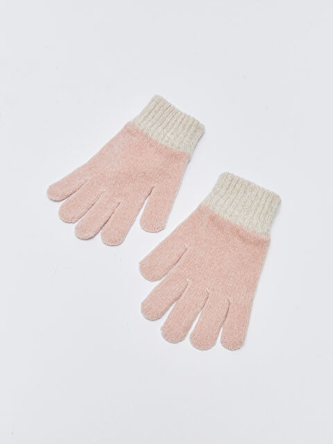 LCW ACCESSORIES Gants en Tricot Bloc de Couleurs Fille - W24983Z4-CUE