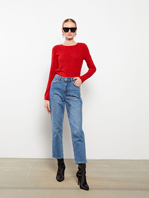 LCWAIKIKI Basic یاخەی خڕ بۆ ژنان بەدی - W25233Z8-LCU