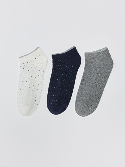 LCW DREAM Desenli Kadın Patik Çorap 3'lü - W25817Z8-LAL