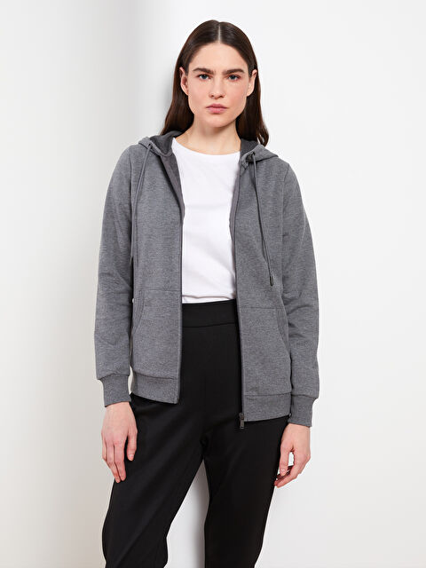 LCWAIKIKI Basic Толстовка на молнии - W25860Z8-D3A