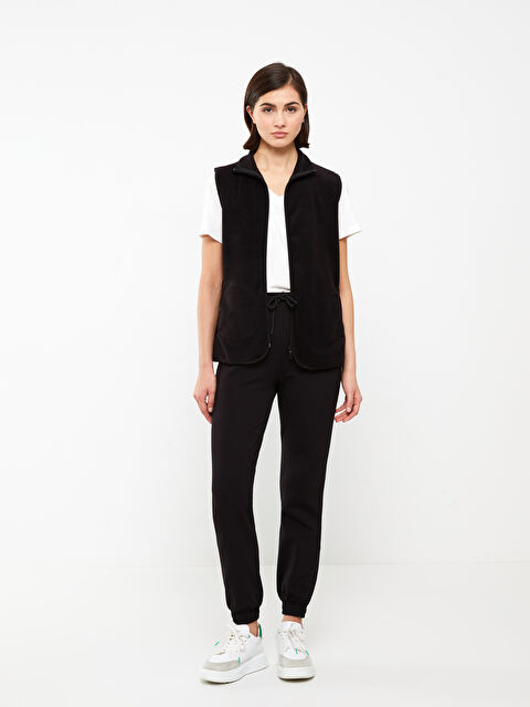 LCWAIKIKI Basic Kadın Beli Lastikli Düz Jogger Eşofman Altı - W25873Z8-CVL