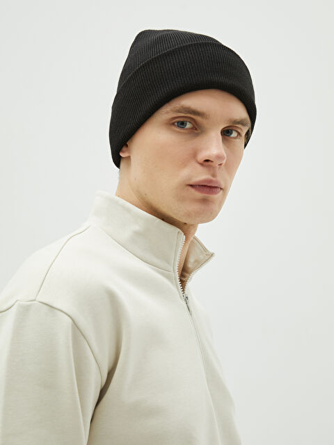 LCW ACCESSORIES Düz Erkek Triko Bere - W26146Z8-HUC