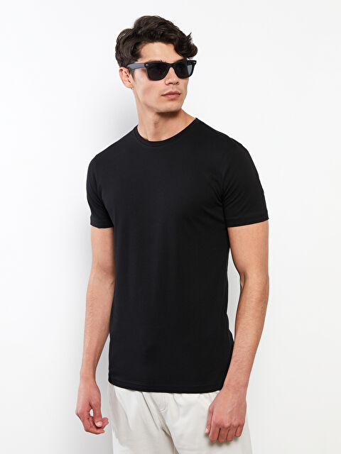 LCWAIKIKI Basic Crew Neck Jersey Men's T-Shirt - W26302Z8-CVL