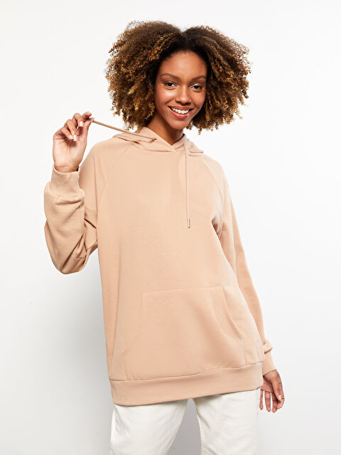 LCW Vision Kadın Kalın Hoodie - W26600Z8-GCU