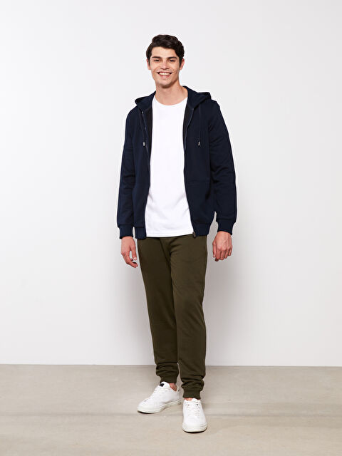 LCWAIKIKI Basic Rahat Kalıp Erkek Kalın Jogger Eşofman Altı - W26726Z8-JET