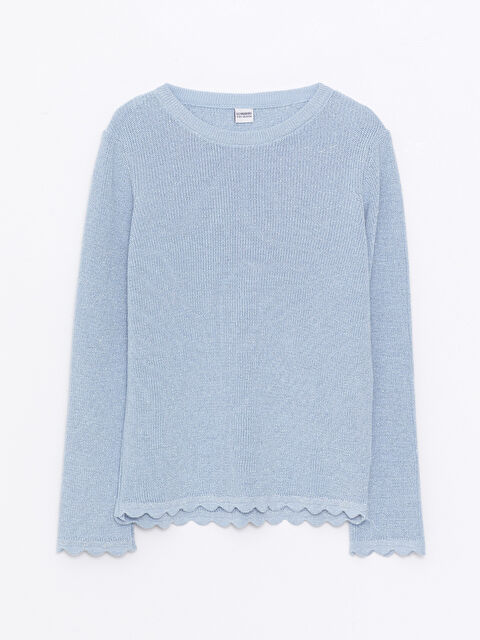 LCW Kids Қыздарға арналған трикотаж жемпір - W27107Z4-G0K