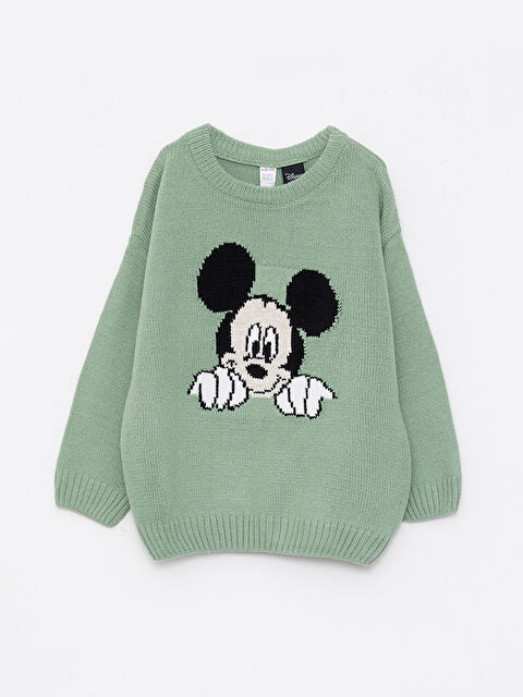 LCW baby Мальчики Зелёный Свитер - W27868Z1-GDK