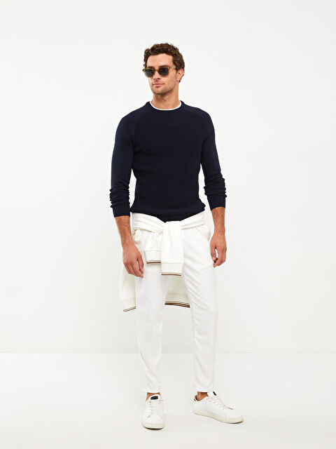 LCWAIKIKI Basic Bisiklet Yaka Erkek Triko Kazak - W27995Z8-RFH