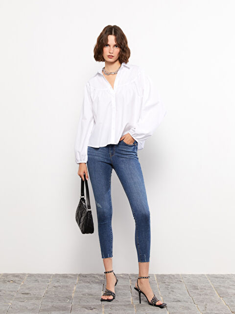 LCW Jeans Әйелдерге арналған джинс шалбар - W28368Z8-507