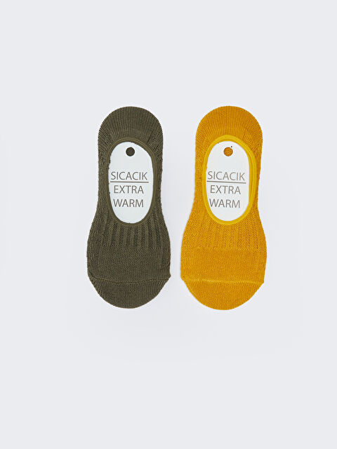 LCW DREAM Kadın Düz Babet Çorap 2'li - W28480Z8-J1P