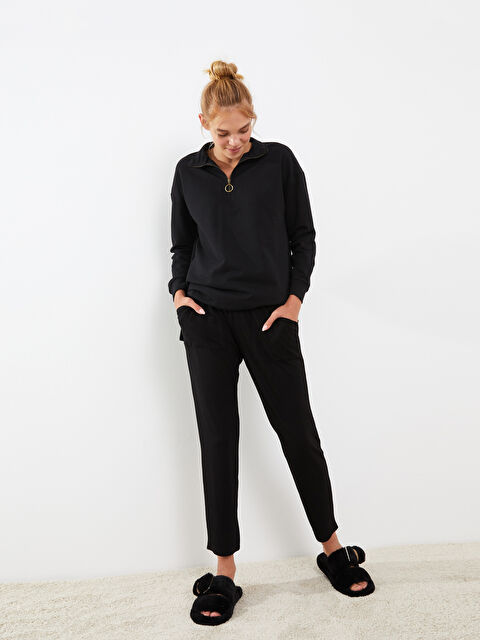 LCW DREAM Kadın Beli Lastikli Düz  Pijama Altı - W28618Z8-CVL