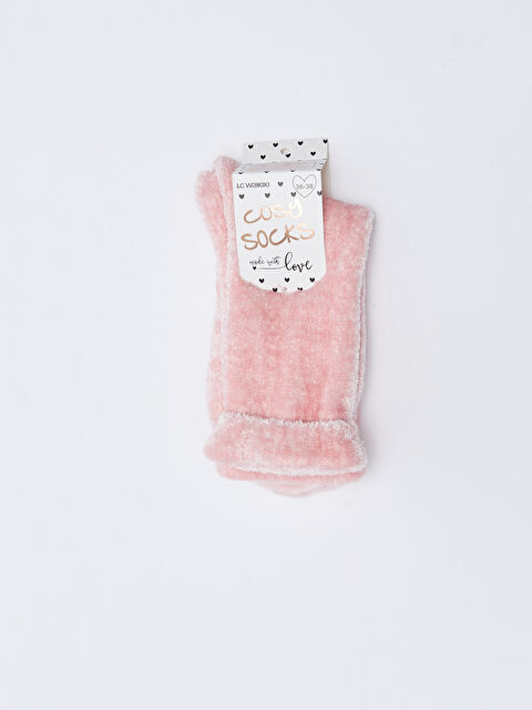 LCW DREAM Žena RUŽIČASTA Kućne čarape - W29225Z8-J3S