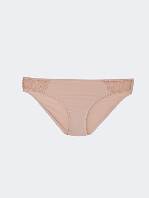 LCW DREAM Lace Detailed Briefs - W29466Z8-GDH