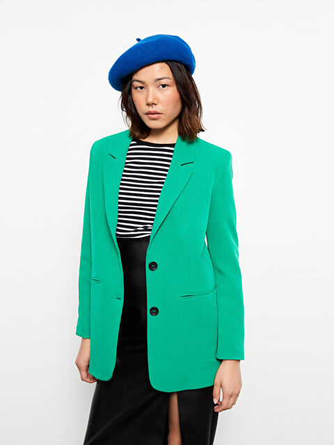 LCW Vision Düz Uzun Kollu Kadın Ceket - W29585Z8-GQ5