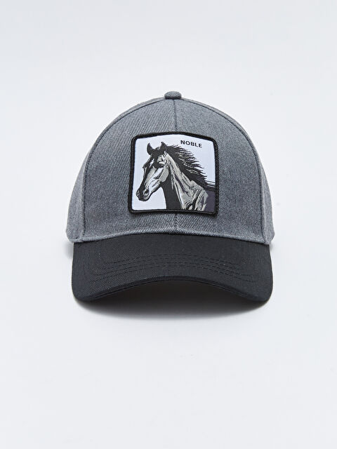 LCW ACCESSORIES Nakışlı Erkek Kep Şapka - W29708Z8-CUZ