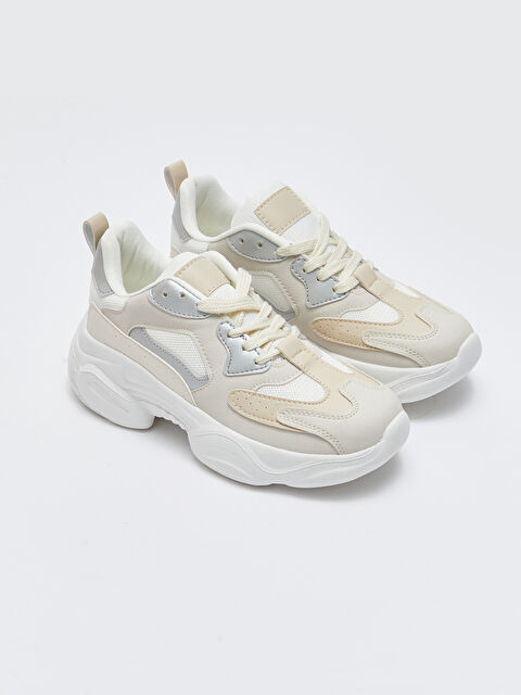 LCW STEPS Bağcıklı File Detaylı Kadın Aktif Spor Ayakkabı - W2AA92Z8-S23