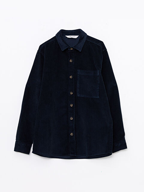 XSIDE Rahat Kalıp Uzun Kollu Erkek Gömlek Ceket - W2AD24Z8-J3M