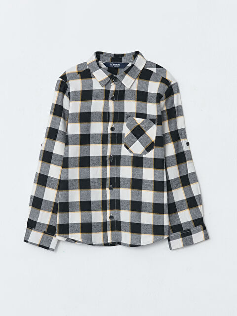 LCW Kids Ekose Erkek Çocuk Oduncu Gömlek - W2AH99Z4-LKX