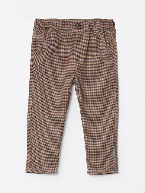 LCW baby Beli Lastikli Desenli Erkek Bebek Pantolon - W2AJ12Z1-LQ4