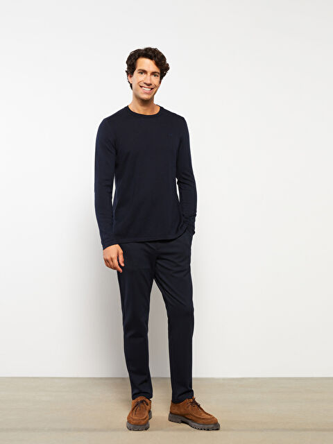 SOUTHBLUE Bisiklet Yaka Erkek Triko Kazak - W2AO48Z8-RFH